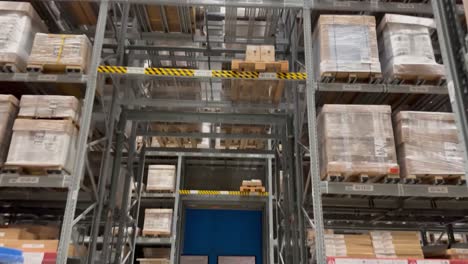 exploring aisles of ikea's vast storage area