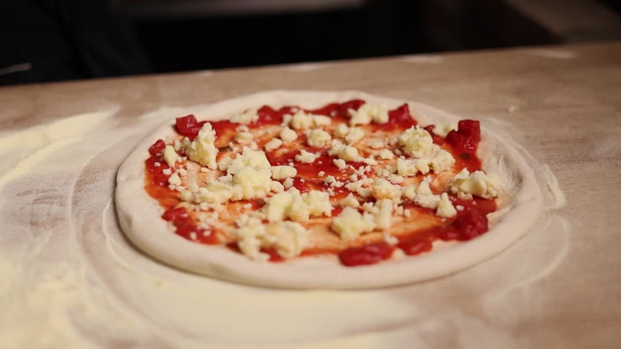 피자를 만드는 것