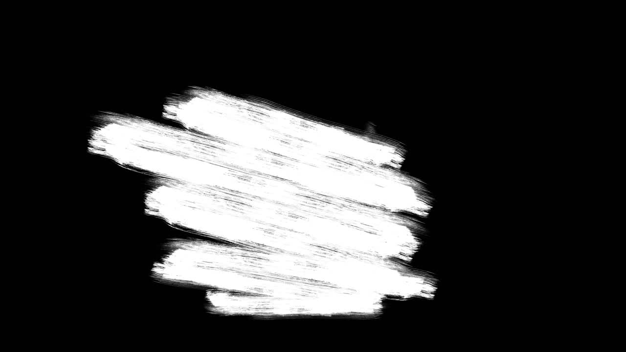 Black brush strokes animation cross line video effect elements overlay black ink stroke for lower