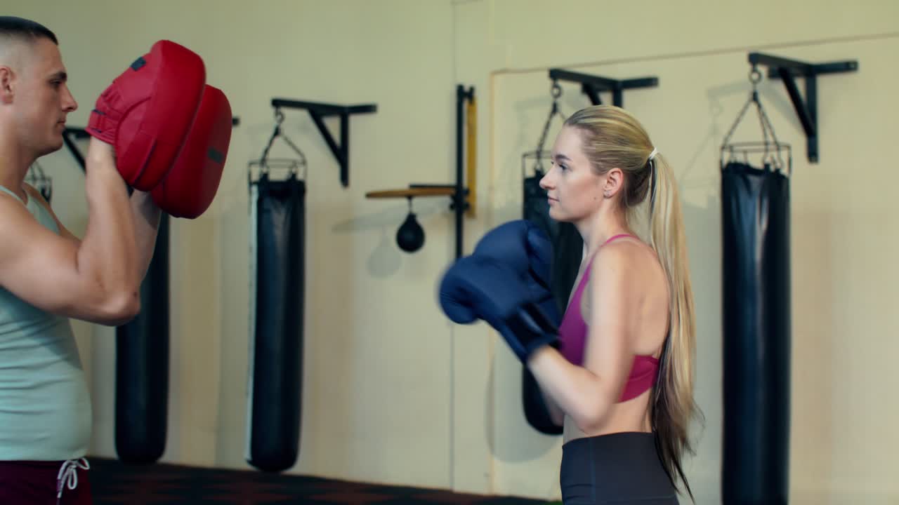 Sessão de Treinamento de Boxe