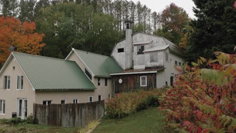 reveal of a old rustic barn that was renovated into a living quarters