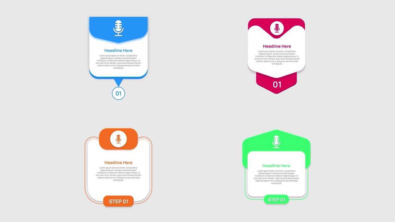 4 maler for infografikk