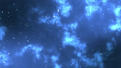 vídeo de las partículas de fondo del cielo