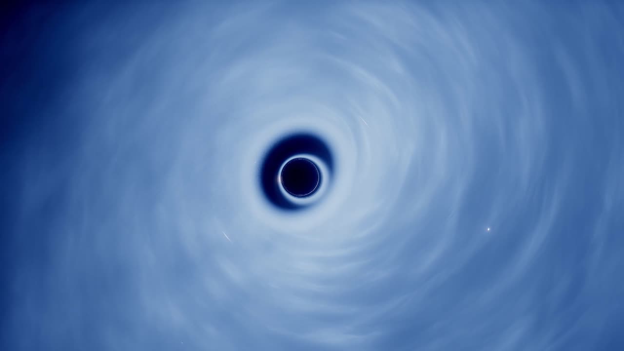 사지타리우스 또는 블랙홀, 블랙홀에서 나오는