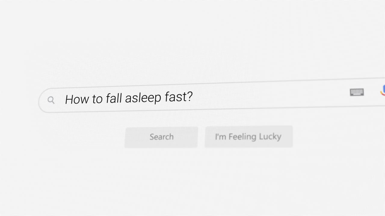 ¿estás buscando cómo quedarte dormido rápido en un navegador de internet?