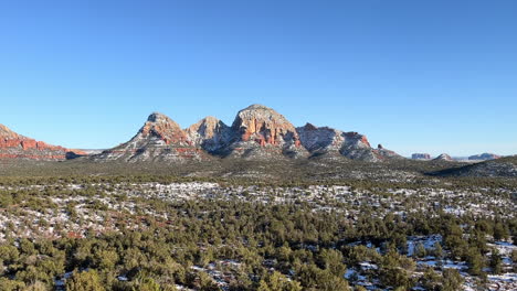 amazing landscape topography in the arizona high desert near sedona