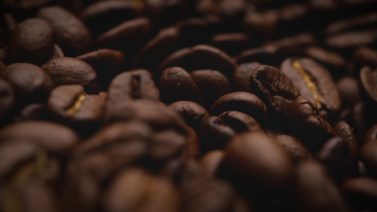 fondo de granos de café (en bucle)