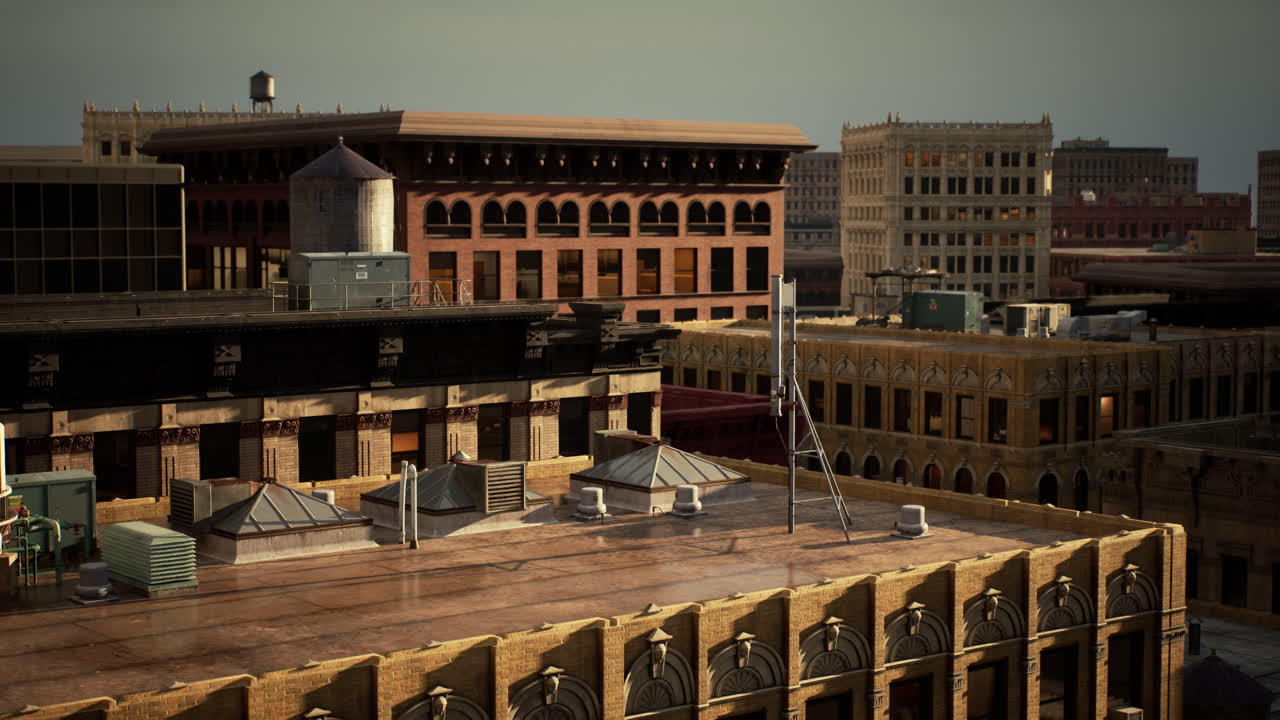 paisaje urbano con vista a la azotea