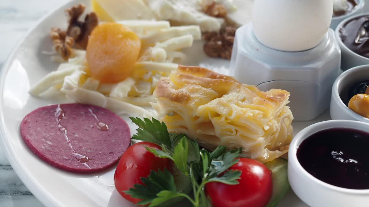 터키식 아침식사 접시