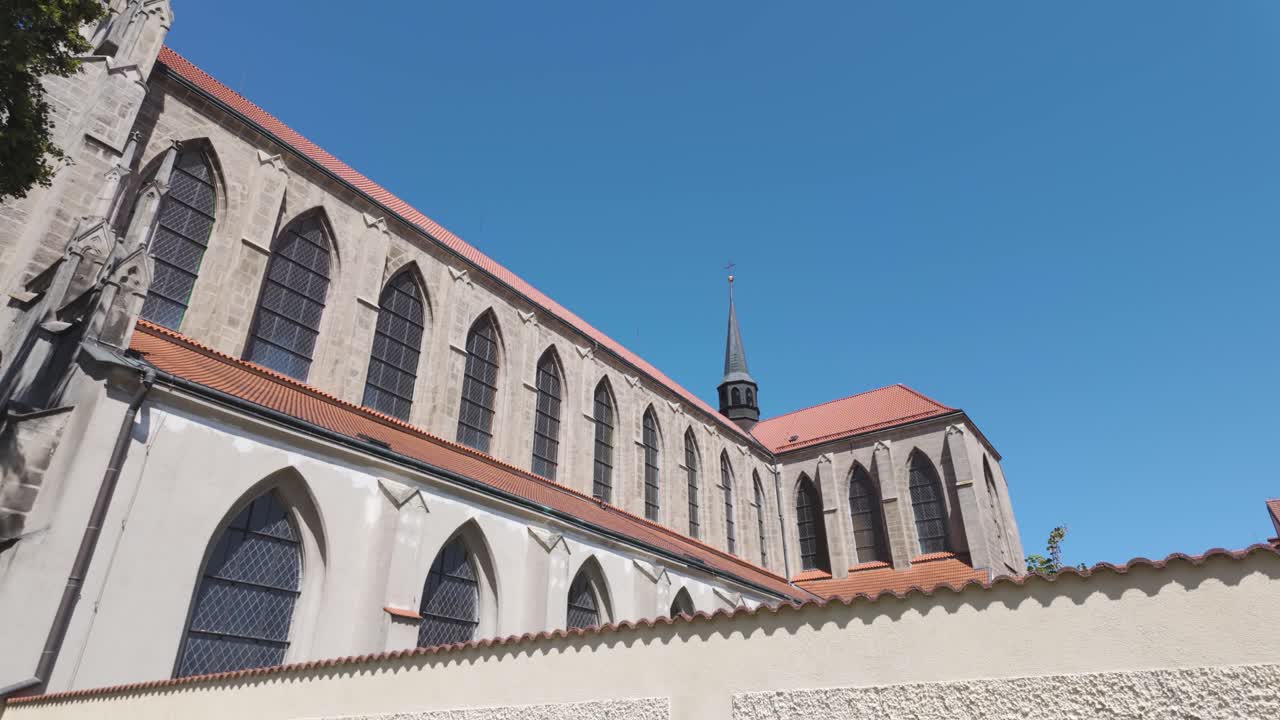 Gothic Church Exterior on a Sunny Day