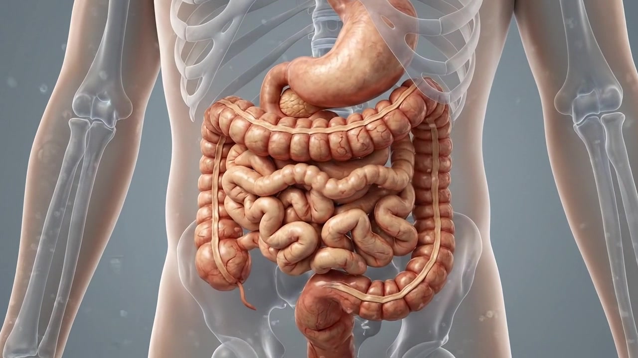 Digital medical visualization of digestive system