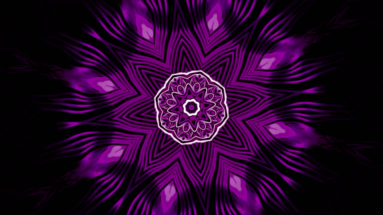 patrón de mandala púrpura abstracto