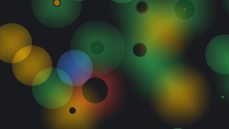 spotty mid paced bubbles animation motion graphic