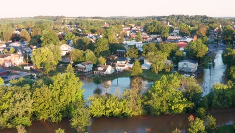 ciudad de estados unidos sumergida en huracán tormenta tropical lluvia inundación secuelas