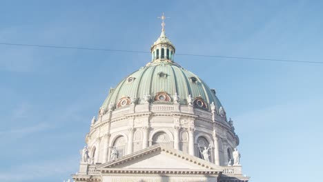 Frederik&#039;s Church on a sunny winter afternoon