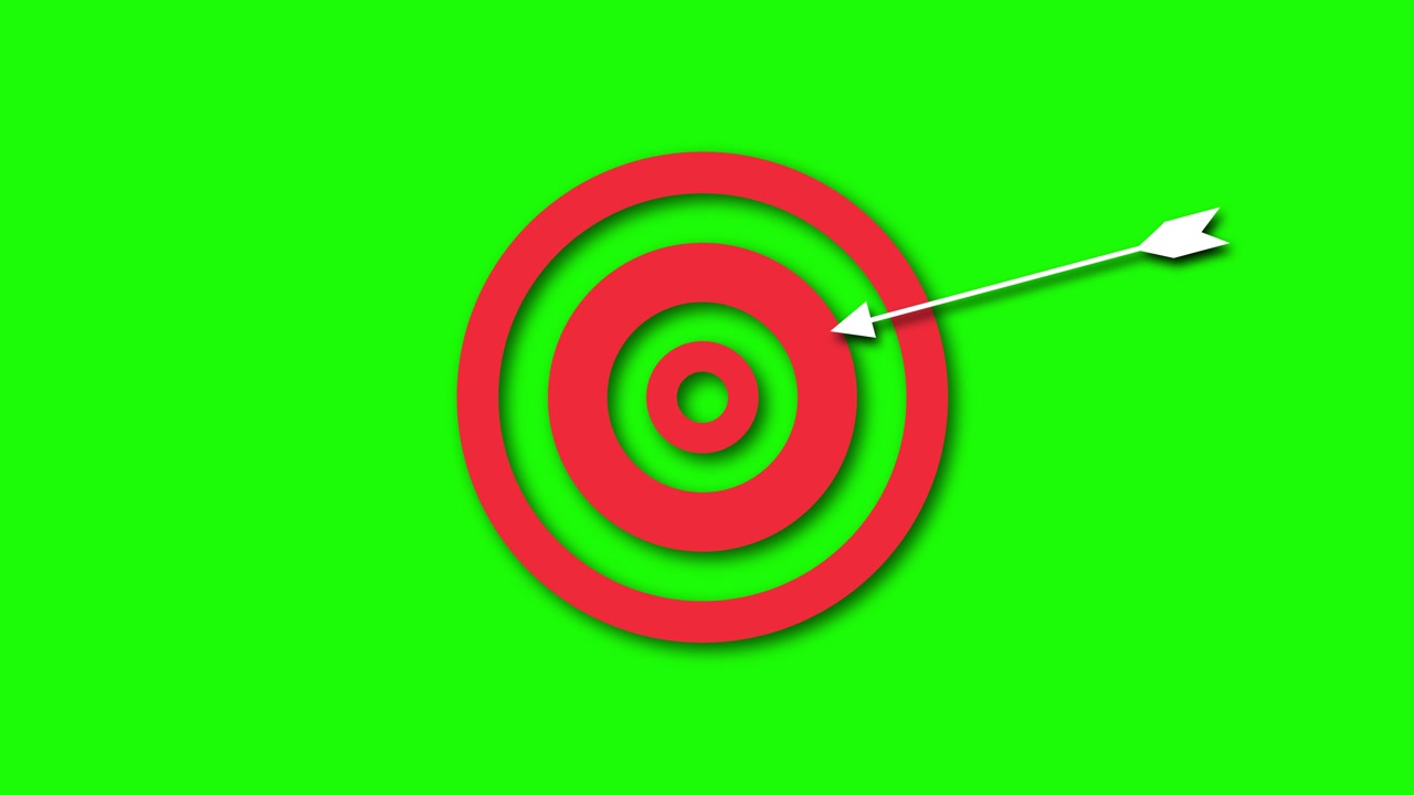 Strategia di targeting marketing simbolo scopo obiettivo target icona freccia bersaglio con frecce successo