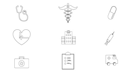 Verschiedene-Medizinische-Symbole