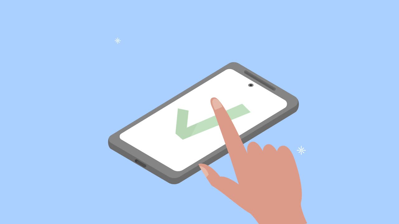 hand with smartphone and bills dollars