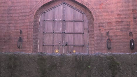 fort dore reveal from staircase closeup view