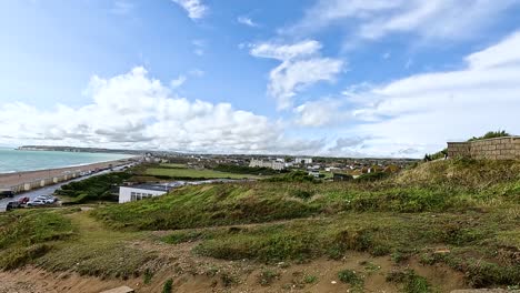 vista panorámica de la costa de brighton y hove
