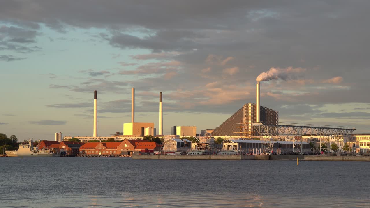 vista de copenhill desde kastellet, copenhague, dinamarca