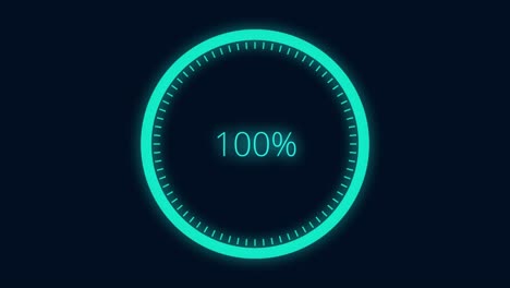 blue and green progress bar loading animation