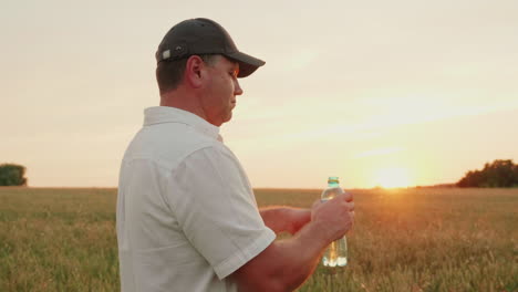 The-Farmer-Enjoys-Drinking-Beer-1