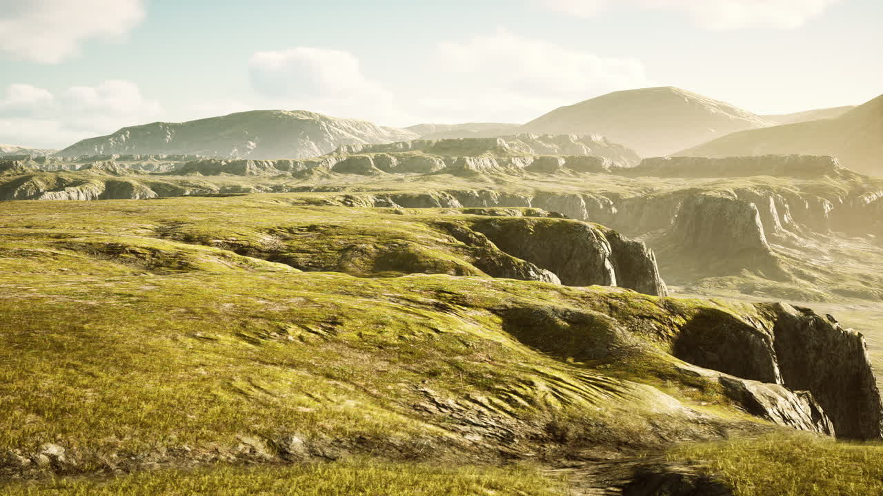 paisaje en las montañas y tierras altas de nepal