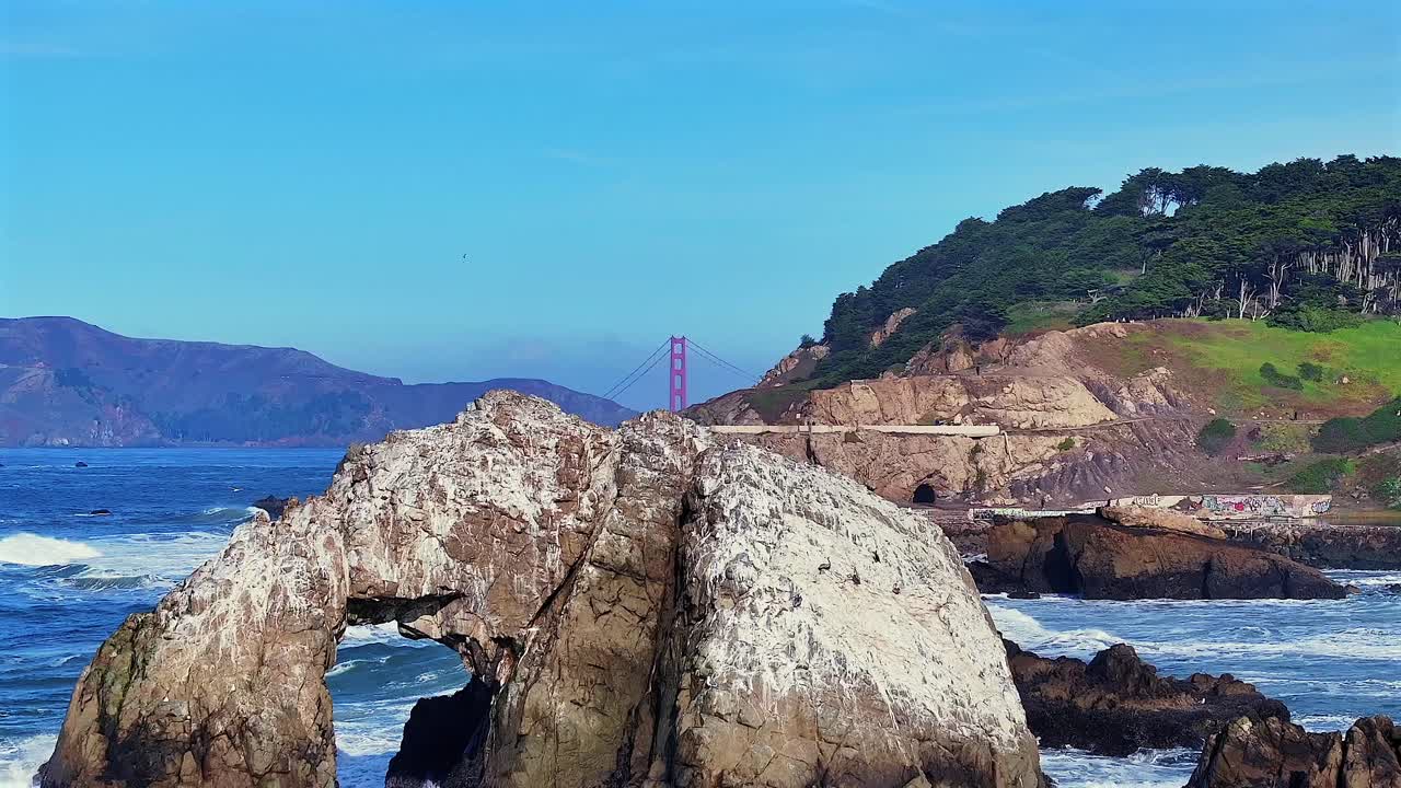 SEAL ROCK, SUTRO BATHS, GOLDEN GATE DRIDGE