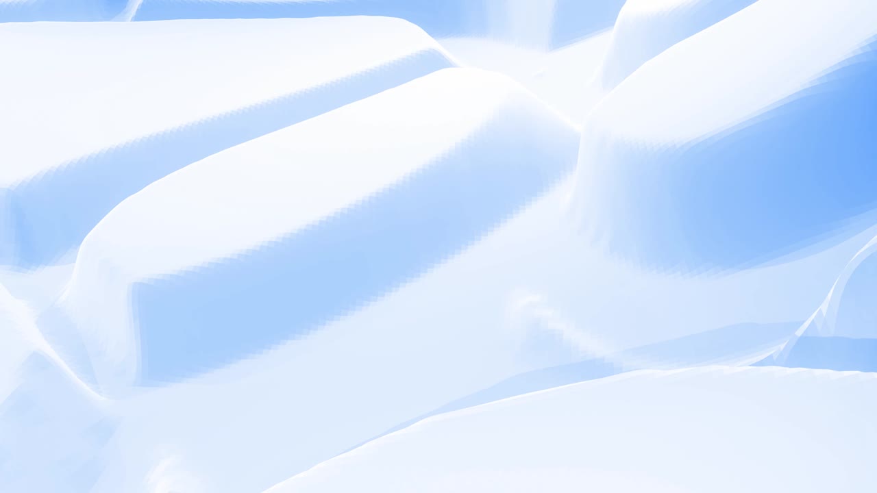 stylish blue white creative abstract low poly background in 4k. Abstract wavy pattern move on surface in loop. Smooth soft seamless animation. Simple minimalistic geometric bg.