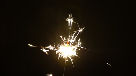 sparkler fireworks at night