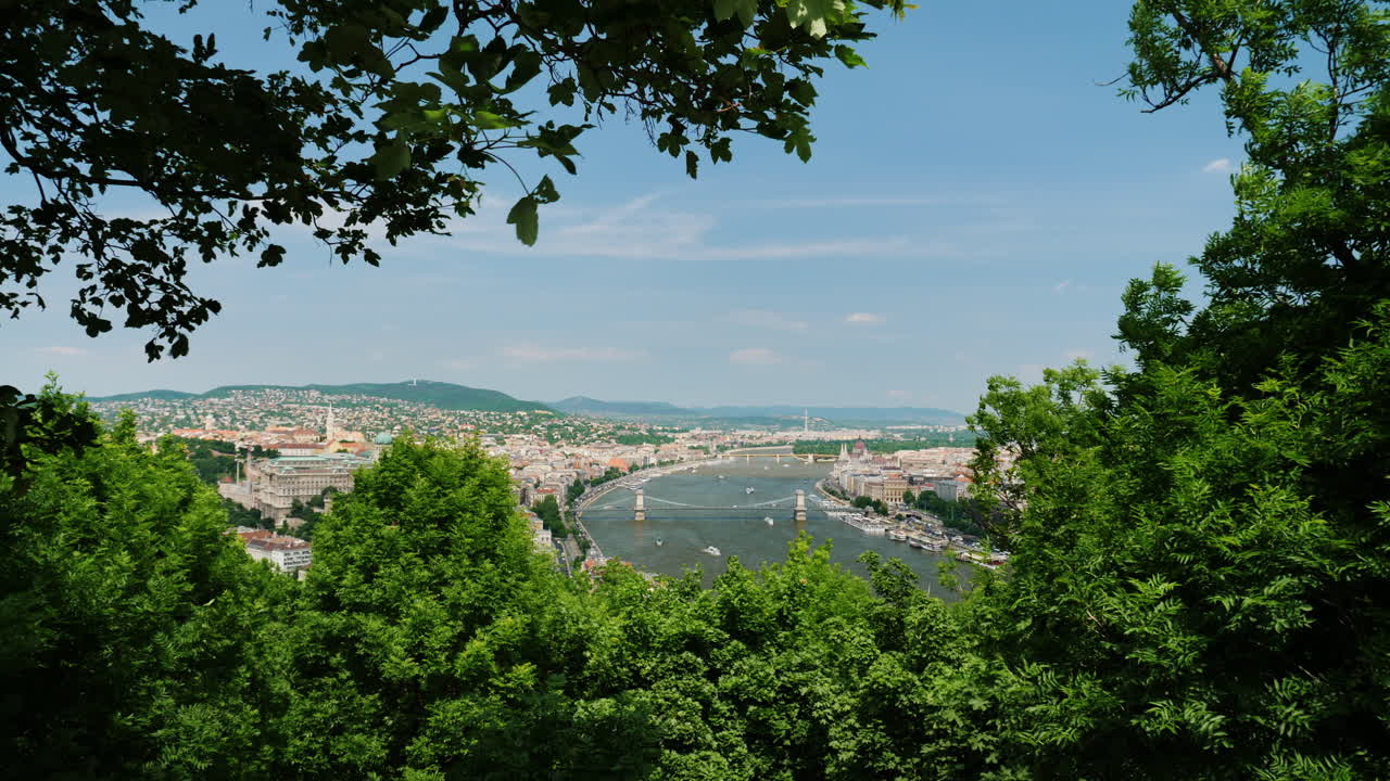 부다페스트 헝가리의 도시 위에서 아름다운 전망