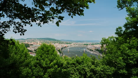 Beautiful-View-From-Above-On-The-City-Of-Budapest-Hungary