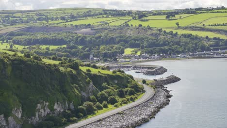 glenarm on the antrim coast road in northern ireland