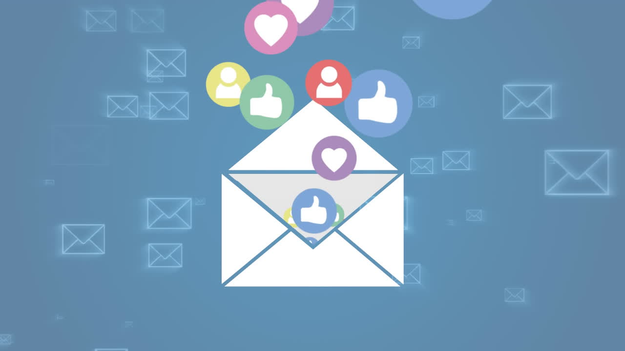 mensaje con gustos y corazones