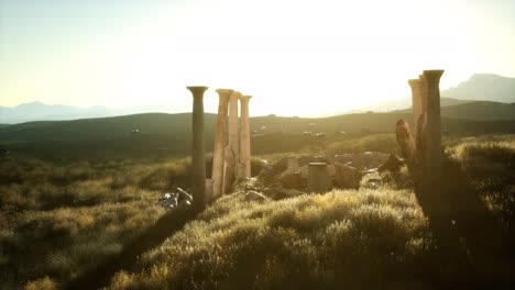 old-roman-temple-ruins-at-sunset