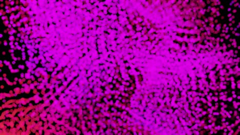 video de fondo con efecto bokeh - muchos brillos rosados vuelan sobre fondo oscuro, animación de bucle sin costuras - animación 4k 60fps uhd 3d