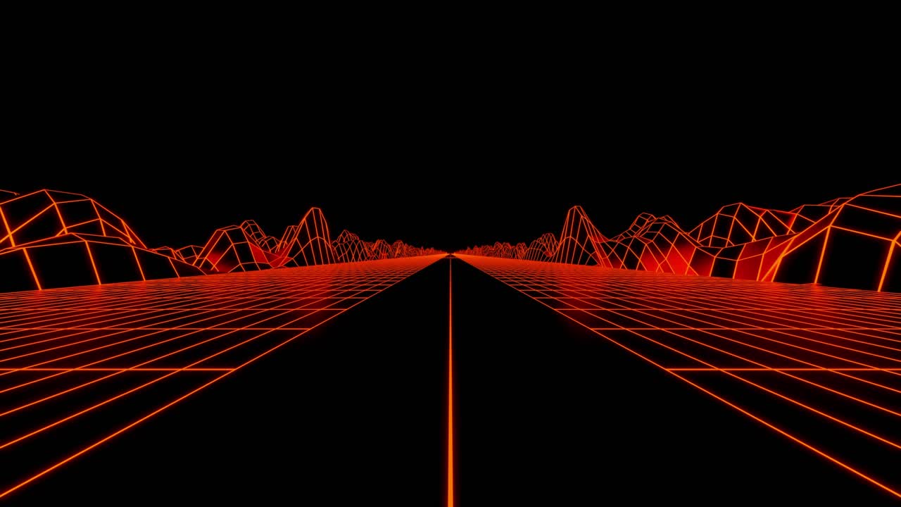 80년대 레트로 사이버 크