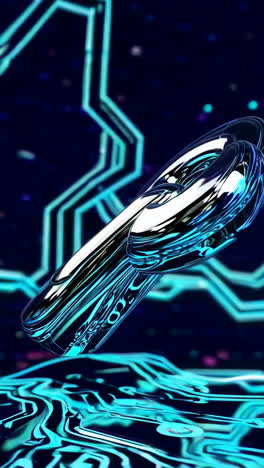 digital link chain graphic