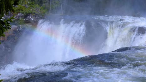 slow motion video ristafallet waterfall in the western part of jamtland is listed as one of the most beautiful waterfalls in sweden.