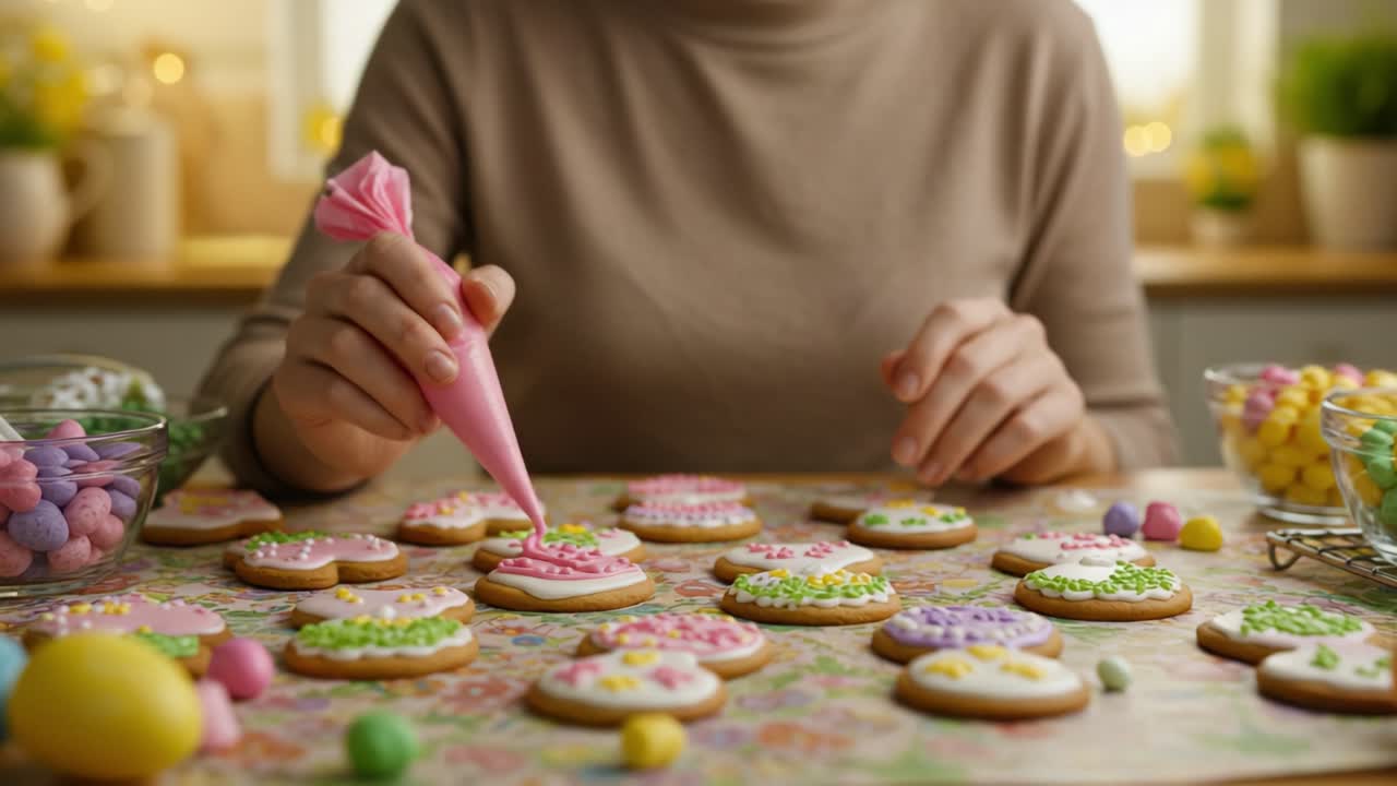 Creative Cookie Decorating: A Step-by-Step Guide to Crafting Beautifully Iced Cookies with Colorful Designs for Any Celebration or Festive Occasion