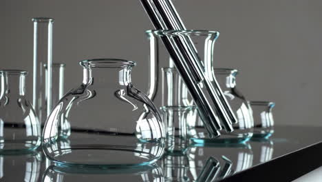 glassware in a laboratory setting