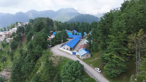 drone footage of khanaspur’s old schools a walk through time