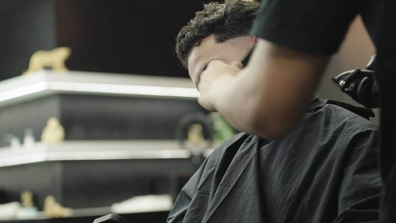 Haircut at the Barber Shop