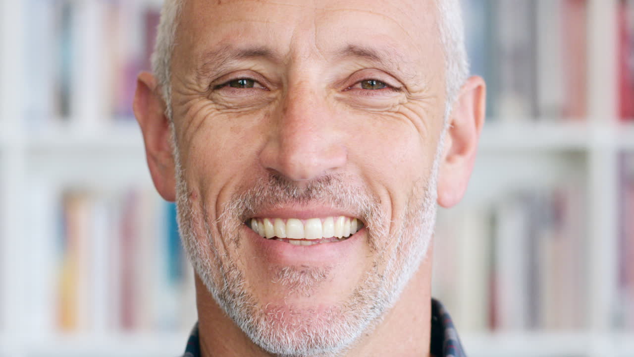Face smile, library portrait