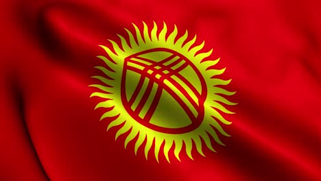 kyrgyzstan flag