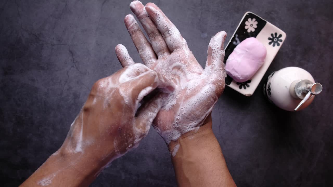 Washing Hands with Soap and Water