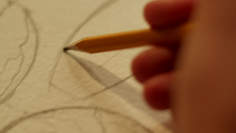 Artist sketching
