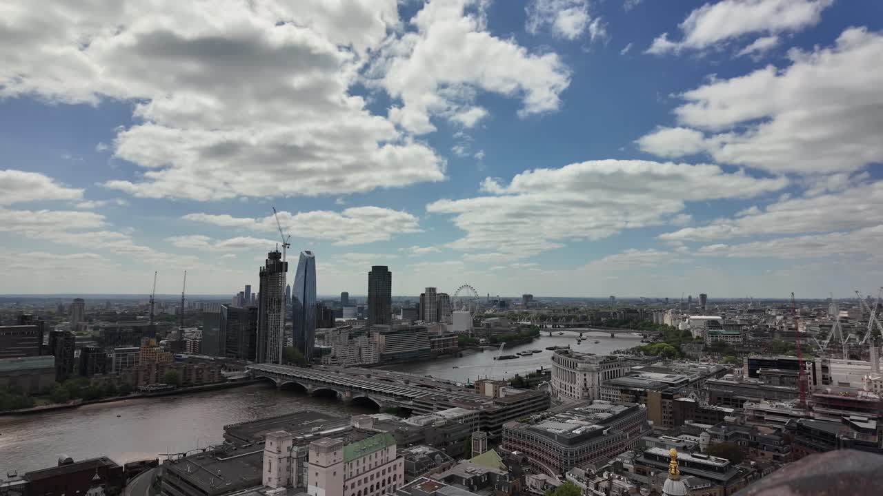 construction and cranes throughout London during an expansion period