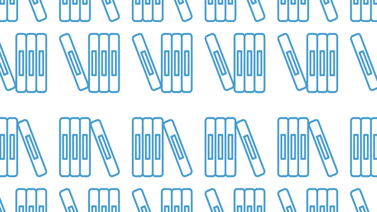 학교 아이템 아이콘의 애니메이션이  ⁇  배경에 움직입니다.